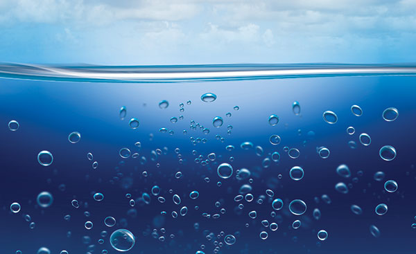 bubbles in water