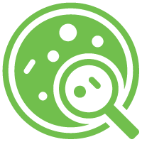ICON: microscope and petri dish