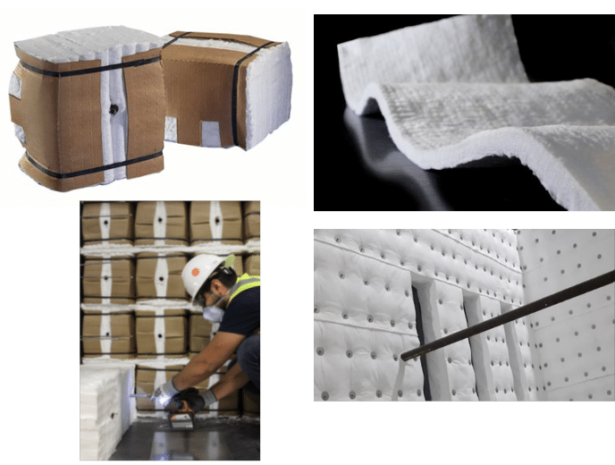 White insulation materials and installation process